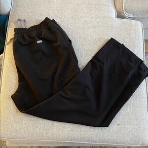 Black Elastic Waist Pants